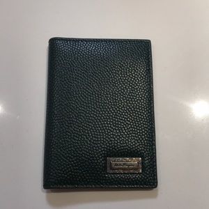 Ferragamo Revival 3.0 Green Vertical Card Case